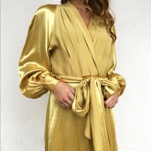 Vintage 1930s wrap gown